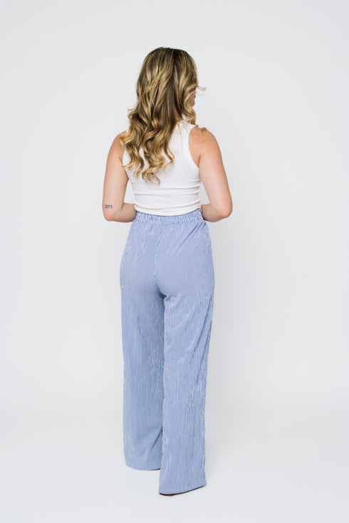 Stevie-Wide Leg Pull On Pant